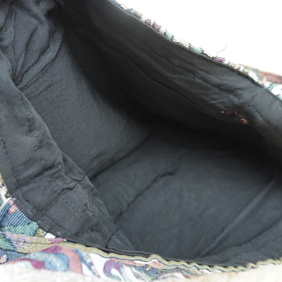 VTG Tapestry Cross Body Messenger Bag Carpet Fabric Boho Purse Hippie Festival - Picture 5 of 5